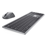 DELL KM7321W tastatur Mus inkluderet Kontor RF trådløs + Bluetooth QWERTY UK engelsk Grå, Titanium