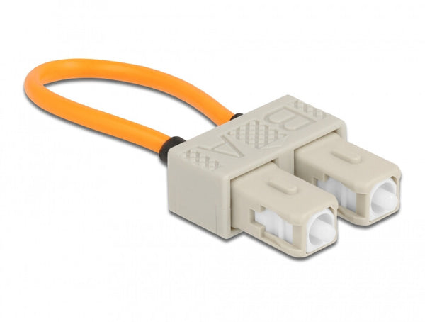 DeLOCK 86921 fiber adapter SC 1 stk Beige, Orange