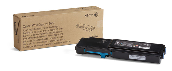 Xerox WorkCentre 6655, cyan tonerpatron med høj kapacitet (7,500 sider)