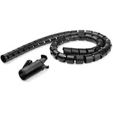 StarTech.com CMSCOILED3 kabelorganisator Kabelmuffe Sort 1 stk