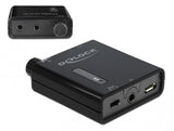 DeLOCK 64056 hovedtelefon forstærker Sort