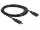 DeLOCK 85534 USB-kabel USB 3.2 Gen 1 (3.1 Gen 1) 1,5 m USB C Sort