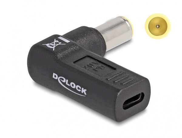 DeLOCK 60012 oplader til mobil enhed Laptop Sort USB Indendørs