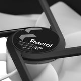 Fractal Design Prisma AL-18 PWM Computerkabinet Ventilator 18 cm Sort, Hvid 1 stk