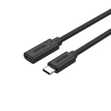 UNITEK C14086BK-1.5M USB-kabel USB 3.2 Gen 2 (3.1 Gen 2) USB C 10 Gbit/sek. Sort