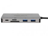 DeLOCK 87735 dockingstation Ledningsført USB 3.2 Gen 1 (3.1 Gen 1) Type-C Grå