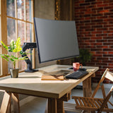 Ergotron HX Series 45-475-224 skærmbeslag og -stativer 124,5 cm (49") Skrivebord Sort