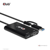 CLUB3D CSV-1611 USB grafisk adapter 3840 x 2160 pixel Sort