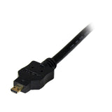 StarTech.com HDDDVIMM2M videokabel adapter 2 m Micro-HDMI DVI-D Sort