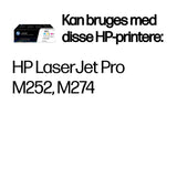 HP Originale 201X LaserJet-tonerpatroner med høj kapacitet, cyan/magenta/gul, pakke med 3 stk.