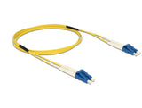 DeLOCK 1m LC-LC InfiniBand og fiberoptisk kabel Gul