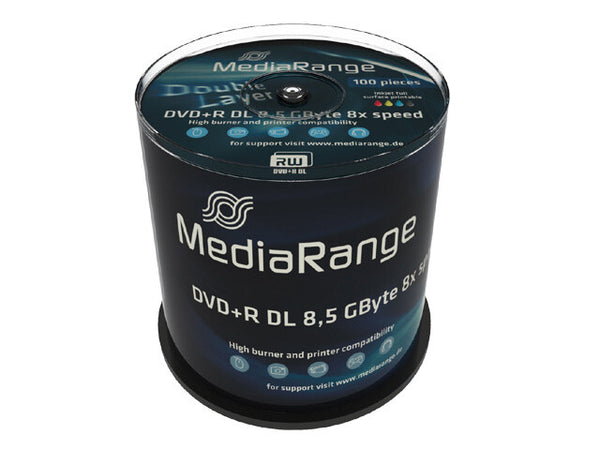 MediaRange MR471 tom DVD 8,5 GB DVD+R DL 100 stk