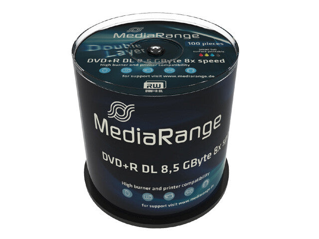 MediaRange MR471 tom DVD 8,5 GB DVD+R DL 100 stk