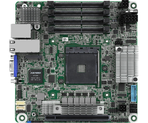 Asrock X570D4I-2T bundkort AMD X570 Stik AM4 mini ITX