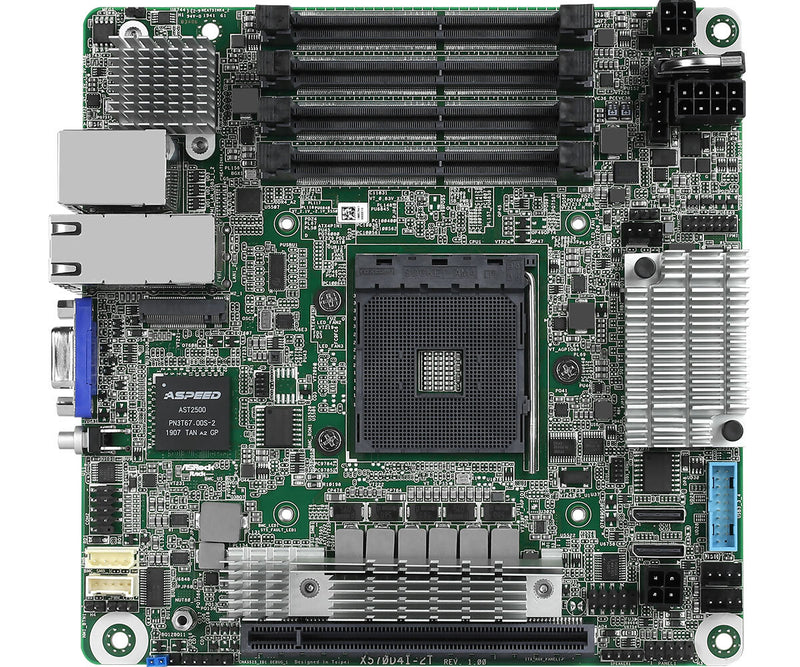 Asrock X570D4I-2T bundkort AMD X570 Stik AM4 mini ITX