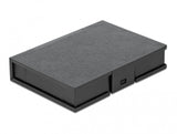 DeLOCK 18372 etui til drev Cover Plast Sort