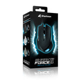 Sharkoon SHARK Force II mus Spil Højre hånd USB Type-A Optisk 4200 dpi