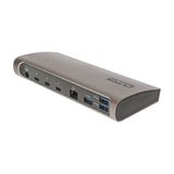 StarTech.com TB4CDOCKUE dockingstation Ledningsført Thunderbolt 4 Sort, Grå