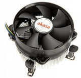Akasa AK-959CU Computerkølesystem Processor Køler 9,2 cm Sort, Sølv
