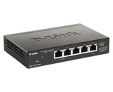 D-Link DGS-1100-05PDV2 netværksswitch Administreret Gigabit Ethernet (10/100/1000) Strøm over Ethernet (PoE) Sort