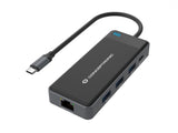 Conceptronic DONN14G dockingstation Ledningsført USB 3.2 Gen 1 (3.1 Gen 1) Type-C Grå