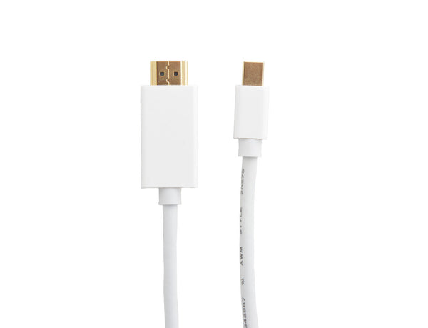 Prokord MDPH12-5M videokabel adapter Mini DisplayPort HDMI Hvid
