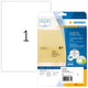 HERMA 4375 print etiket Transparent Selvklæbende printeretiket