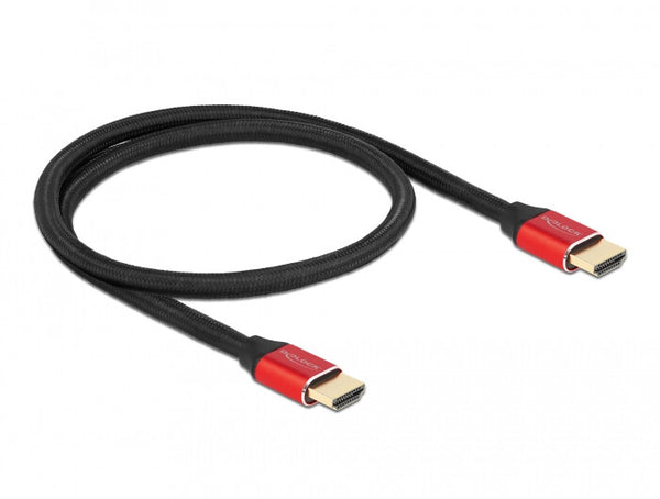 DeLOCK 85772 HDMI-kabel 0,5 m HDMI Type A (Standard) Sort, Rød