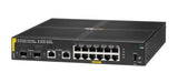 HPE Aruba Networking CX 6100 12G Class4 PoE 2G/2SFP+ 139W Switch Administreret L3 Gigabit Ethernet (10/100/1000) Strøm over Ethernet (PoE) 1U Sort