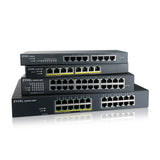 Zyxel GS1915-24EP Administreret L2 Gigabit Ethernet (10/100/1000) Strøm over Ethernet (PoE) 1U Sort