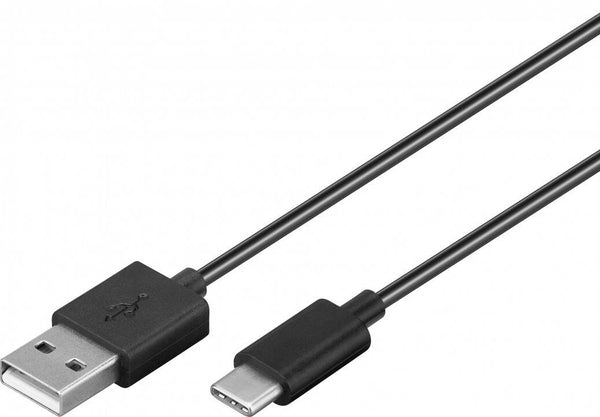 Goobay 45735 USB-kabel USB 2.0 1 m USB A USB C 0,48 Gbit/sek. Sort
