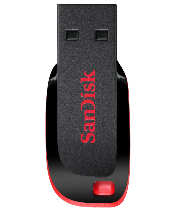 SanDisk Cruzer Blade USB-nøgle 64 GB USB Type-A 2.0 Sort, Rød