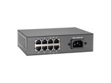 LevelOne FEP-0812 netværksswitch Fast Ethernet (10/100) Strøm over Ethernet (PoE) Sort
