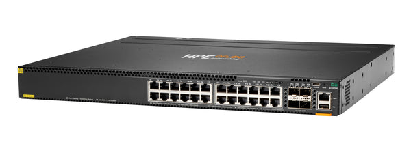 HPE Aruba Networking CX 6300M 24-port 1GbE Class 4 PoE and 4-port SFP56 Switch Administreret L3 Gigabit Ethernet (10/100/1000) Strøm over Ethernet (PoE) 1U