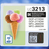 Brother LC-3213BK blækpatron Original Højt (XL) udbytte Sort
