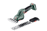 Metabo POWERMAXX SGS 12 Q batteridreven græssaks 1,15 cm 12 V Lithium-Ion (Li-Ion) Sort, Grøn, Rød