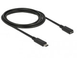 DeLOCK SuperSpeed USB USB-kabel USB 3.2 Gen 1 (3.1 Gen 1) 2 m USB C 5 Gbit/sek. Sort