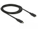 DeLOCK SuperSpeed USB USB-kabel USB 3.2 Gen 1 (3.1 Gen 1) 2 m USB C 5 Gbit/sek. Sort