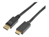 Prokord DP2HDMI2MM-2m-B DisplayPort HDMI Sort