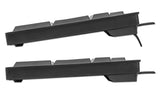 Manhattan 179324 tastatur Kontor USB QWERTZ Sort