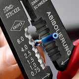 Knipex 97 21 215 B Krympeværktøj Sort, Blå, Rød