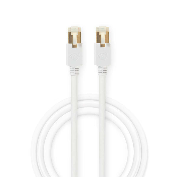 Nedis CCBW85221WT20 netværkskabel Hvid 2 m Cat6 S/FTP (S-STP)
