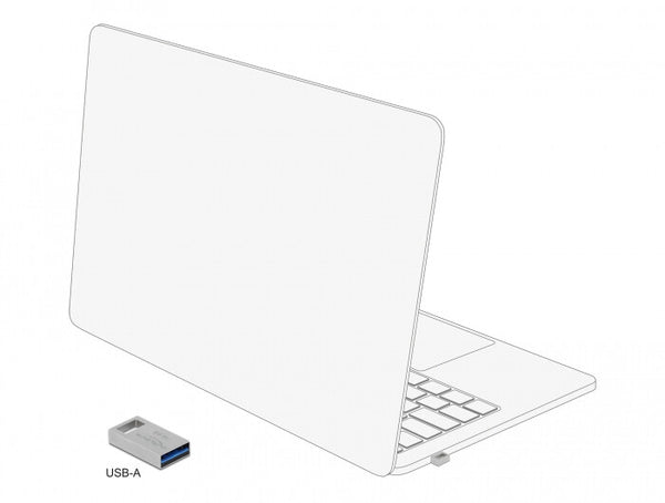 DeLOCK 54069 USB-nøgle 16 GB USB Type-A 3.2 Gen 1 (3.1 Gen 1) Sølv