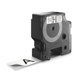 DYMO Ægte D1-etiketter | Sort tekst på hvid | 24 mm x 7 m | Selvklæbende etiketter til LabelManager-etiketprintere