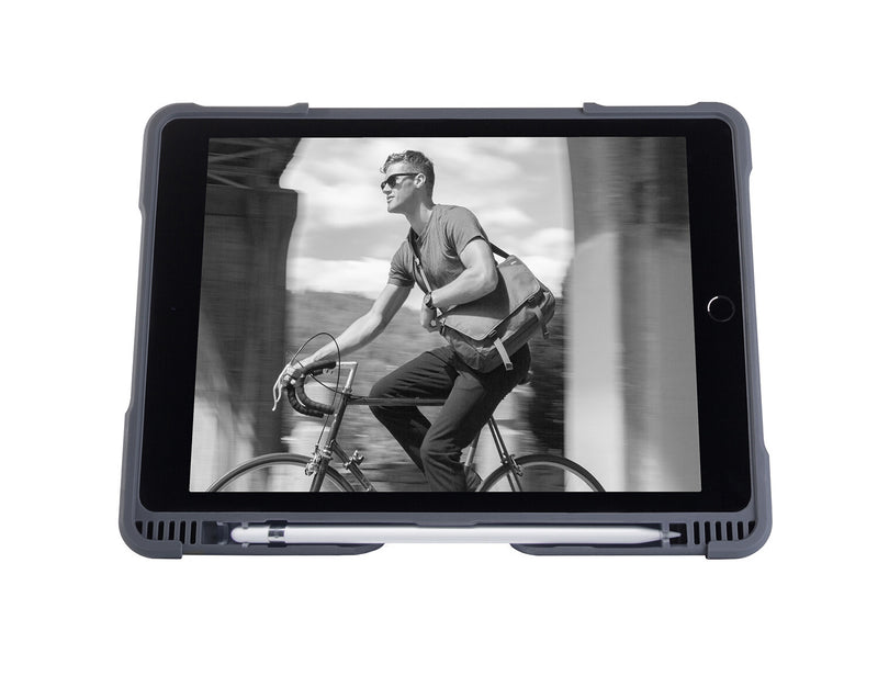 STM Dux Plus 6th Gen Blk 24,6 cm (9.7") Cover Sort, Grå