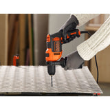 Black & Decker BEH710-QS bor 2800 rpm Sort, Orange