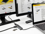 DeLOCK 87780 dockingstation Ledningsført USB 3.2 Gen 1 (3.1 Gen 1) Type-C Grå