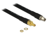 DeLOCK 1m RP-SMA/RP-SMA koaxial kabel CFD400, LLC400 Sort