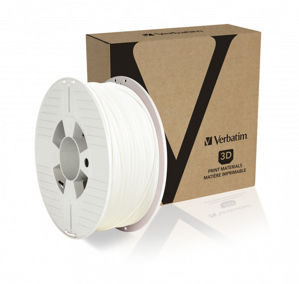 Verbatim 55315 3D print materiale Polymælkesyre (PLA) Hvid 1 kg