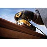DeWALT DWE6411-QS transportabel slibemaskine Rystepudser 14000 OPM Sort, Gul